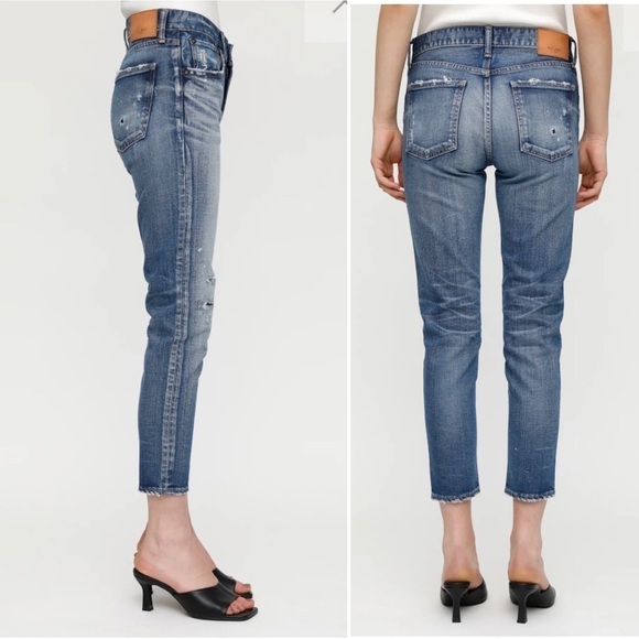 Moussy Vintage MV Lancaster Skinny Jeans in Blue 25 - Picture 15 of 15